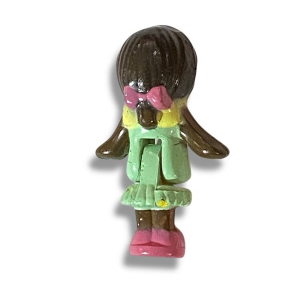 1992 Polly Pocket Vintage Doll Figure Stampin' School Mrs. Kelly Bluebird Toys - Picture 3 of 3